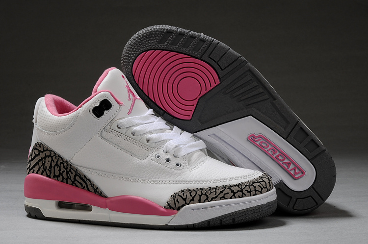 air jordan pour femme noir et rose